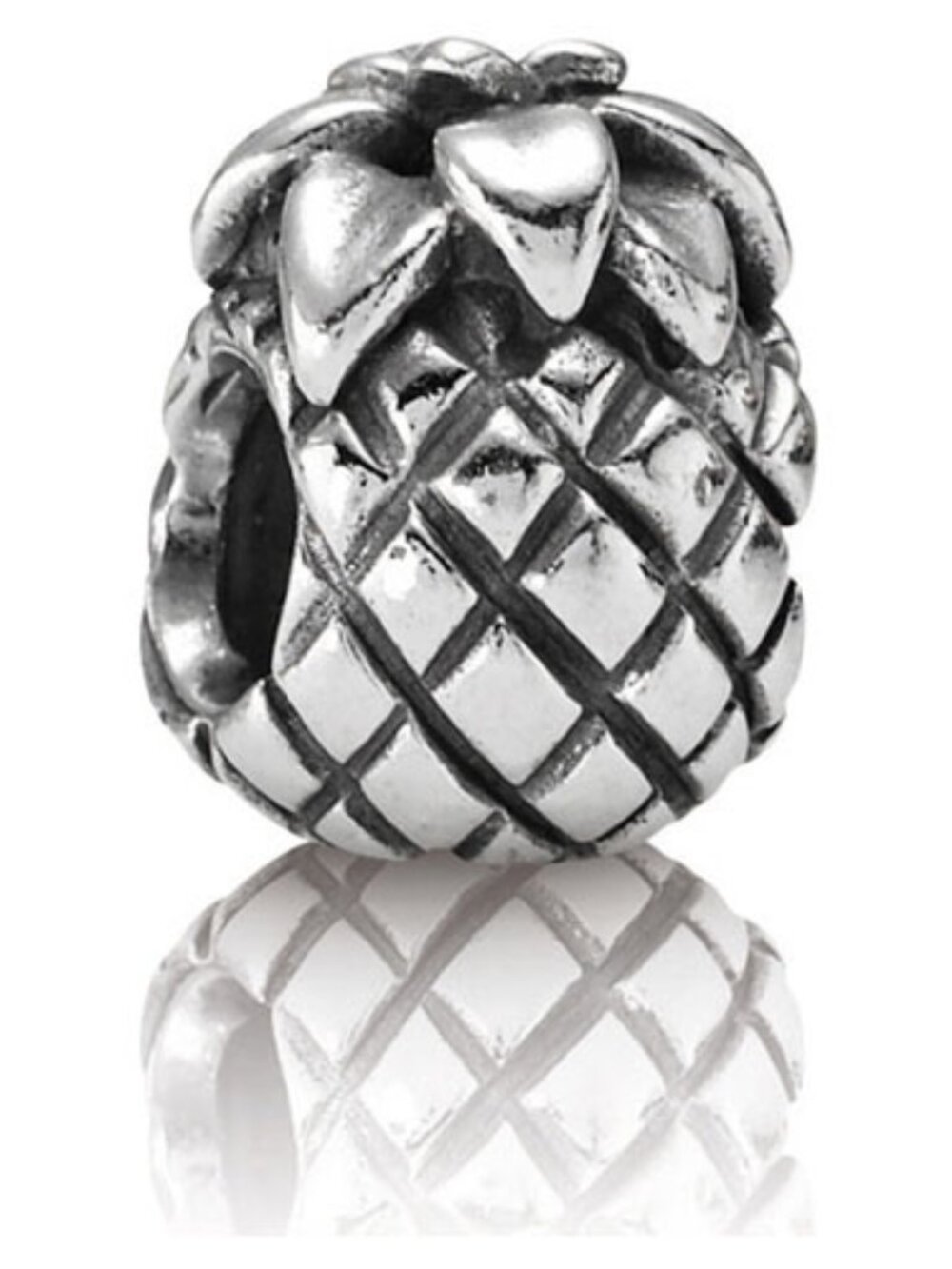 PANDORA Pineapple Charm Authentic Sterling Silver Fruit Food Hospitality Welcome